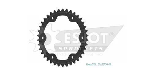Pinion spate Esjot 38T oțel 50-29050-38