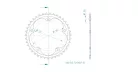 Pinion spate Esjot 39T oțel 50-29057-39
