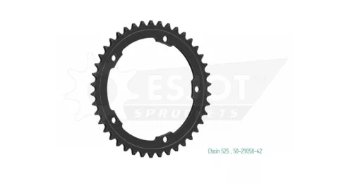 Pinion spate Esjot 42T oțel 50-29058-42