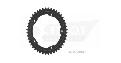 Pinion spate Esjot 44T oțel 50-29058-44