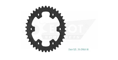 Pinion spate Esjot 38T oțel 50-29063-38