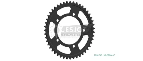 Pinion spate Esjot 47T oțel 50-29064-47