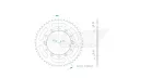 Pinion spate Esjot 49T oțel 50-32001-49