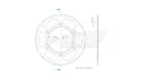 Pinion spate Esjot 48T oțel 50-32065-48
