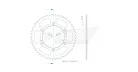 Pinion spate Esjot 49T oțel 50-32065-49