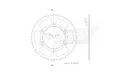 Pinion spate Esjot 50T oțel 50-32065-50