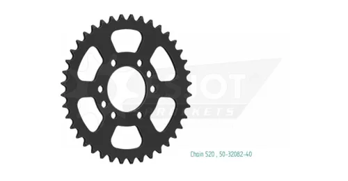 Pinion spate Esjot 40T oțel 50-32082-40