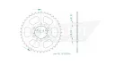 Pinion spate Esjot 40T oțel 50-32082-40