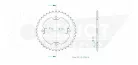 Pinion spate Esjot 38T oțel 50-32116-38