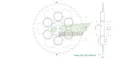 Pinion spate Esjot 45T oțel 50-32160-45