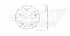 Pinion spate Esjot 43T oțel 50-32162-43