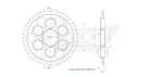 Pinion spate Esjot 42T oțel 50-32166-42