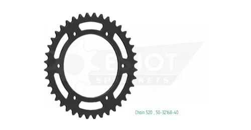 Pinion spate Esjot 40T oțel 50-32168-40