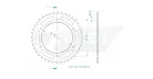 Pinion spate Esjot 40T oțel 50-32168-40