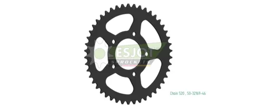 Pinion spate Esjot 46T oțel 50-32169-46