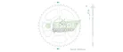 Pinion spate Esjot 46T oțel 50-32169-46