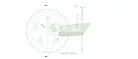 Pinion spate Esjot 40T oțel 50-32188-40