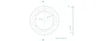 Pinion spate Esjot 43T oțel 50-32215-43