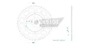 Pinion spate Esjot 41T oțel 50-32242-41