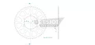 Pinion spate Esjot 51T oțel 50-32242-51
