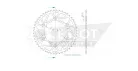 Pinion spate Esjot 48T oțel 50-32246-48L
