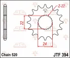 Pinion față JT Sprockets 15T oțel JTF394.15