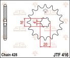 JTF416-13 PINION FATA 13 DINTI 420 PAS OTEL