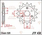 Pinion față JT Sprockets 15T oțel JTF438.15