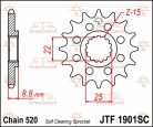 JTF1901-15SC FATA SELF CLEANING PINION 15 DINTI 520 PAS CROMAT OTEL