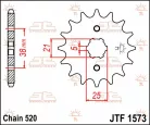 Pinion față JT Sprockets 14T oțel JTF1573.14