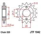 Pinion față JT Sprockets 16T oțel JTF1042.16