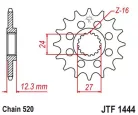 Pinion față JT Sprockets 16T oțel JTF1444.16