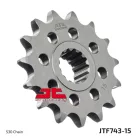Pinion față JT Sprockets 15T oțel JTF743.15