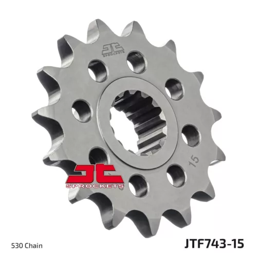 Pinion față JT Sprockets 15T oțel JTF743.15