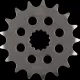 Pinion față JT Sprockets 17T oțel JTF565.17