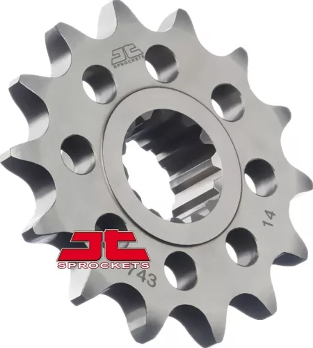 Pinion față JT Sprockets 14T oțel JTF743.14