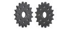 Pinion față Esjot 17T oțel 50-29059-17S