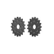 Pinion față Esjot 17T oțel 50-29059-17S