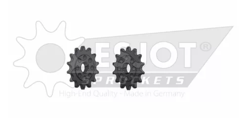Pinion față Esjot 14T oțel 50-32196-14S