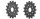 Pinion față Esjot 15T oțel 50-32197-15S