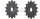 Pinion față Esjot 14T oțel 50-32198-14
