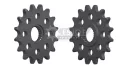 Pinion față Esjot 16T oțel 50-32201-16S