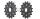 Pinion față Esjot 16T oțel 50-32201-16S