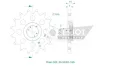 Pinion față Esjot 16T oțel 50-32201-16S