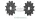 Pinion față Esjot 12T oțel 50-32202-12S