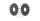 Pinion față Esjot 17T oțel 50-35055-17S