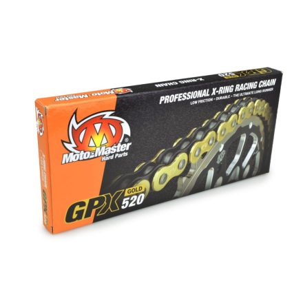 Moto-Master Chain Gpx 520 Gold 120 Links 652005