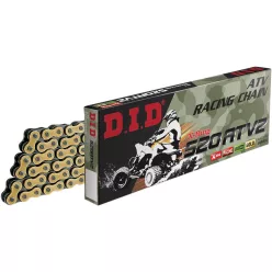 Lanț X-Ring DID 520ATV2 gold/negru 98C