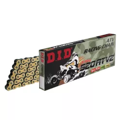 Lanț X-Ring DID 520ATV2 gold/negru 92C