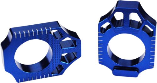 AXLE BLOCK YAMAHA BLUE